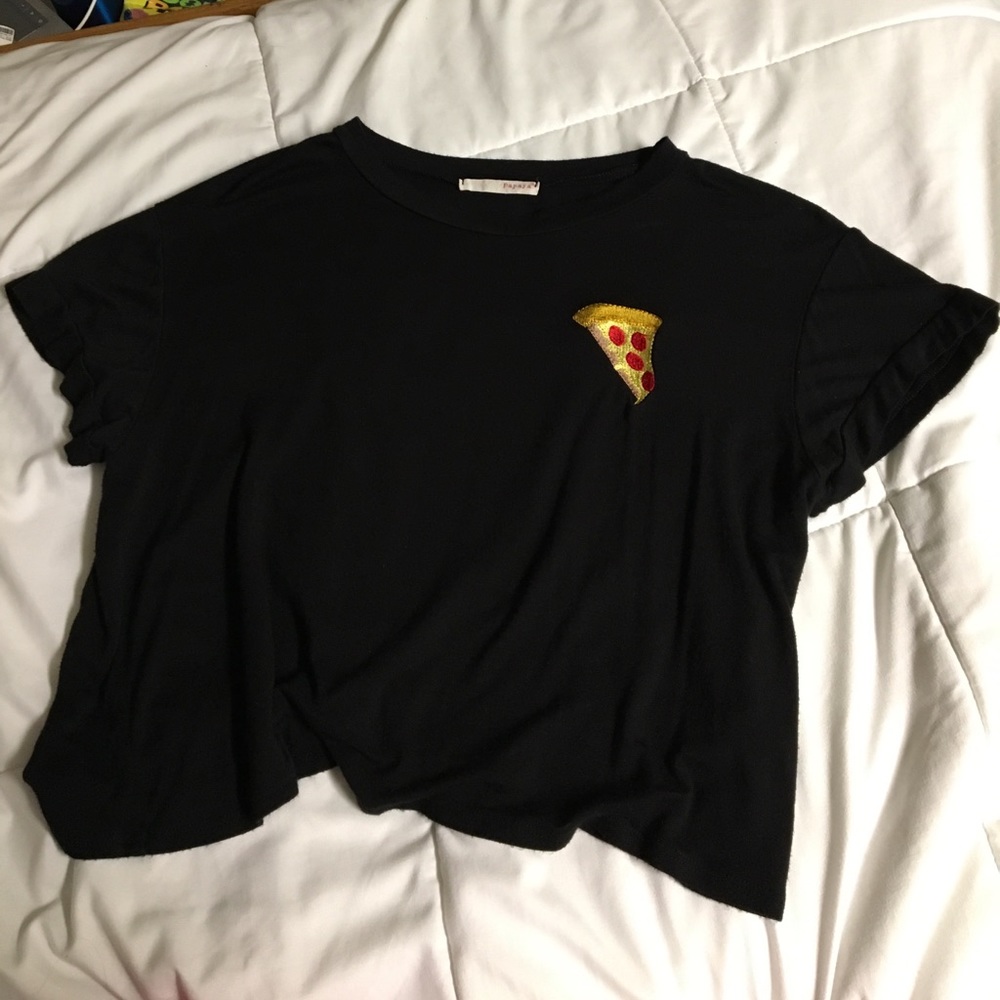 💥Pizza cropped top